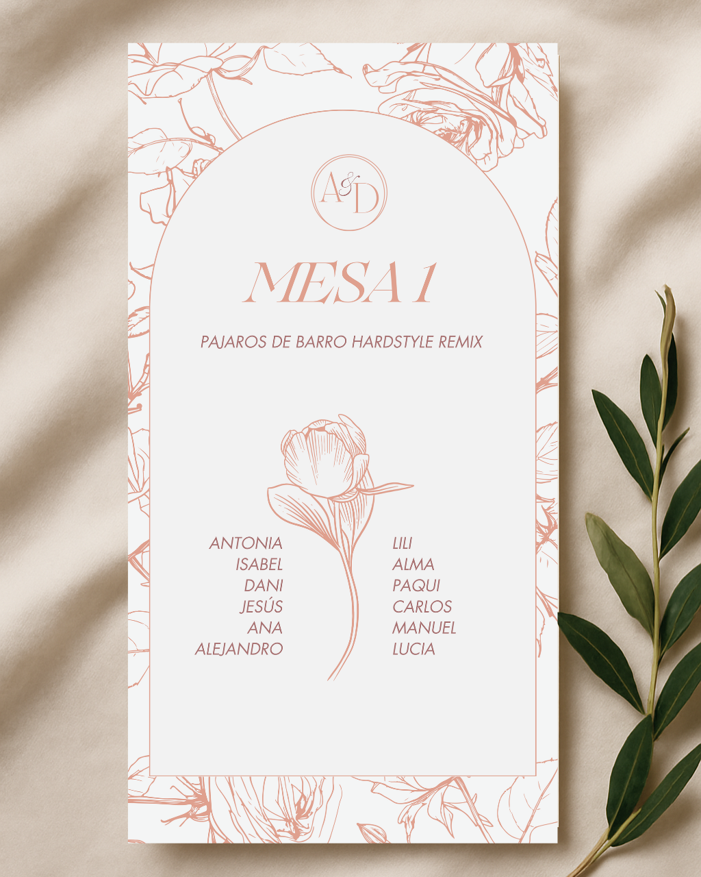Seating Plan Boda | Tarjetas personalizadas para organizar tus mesas