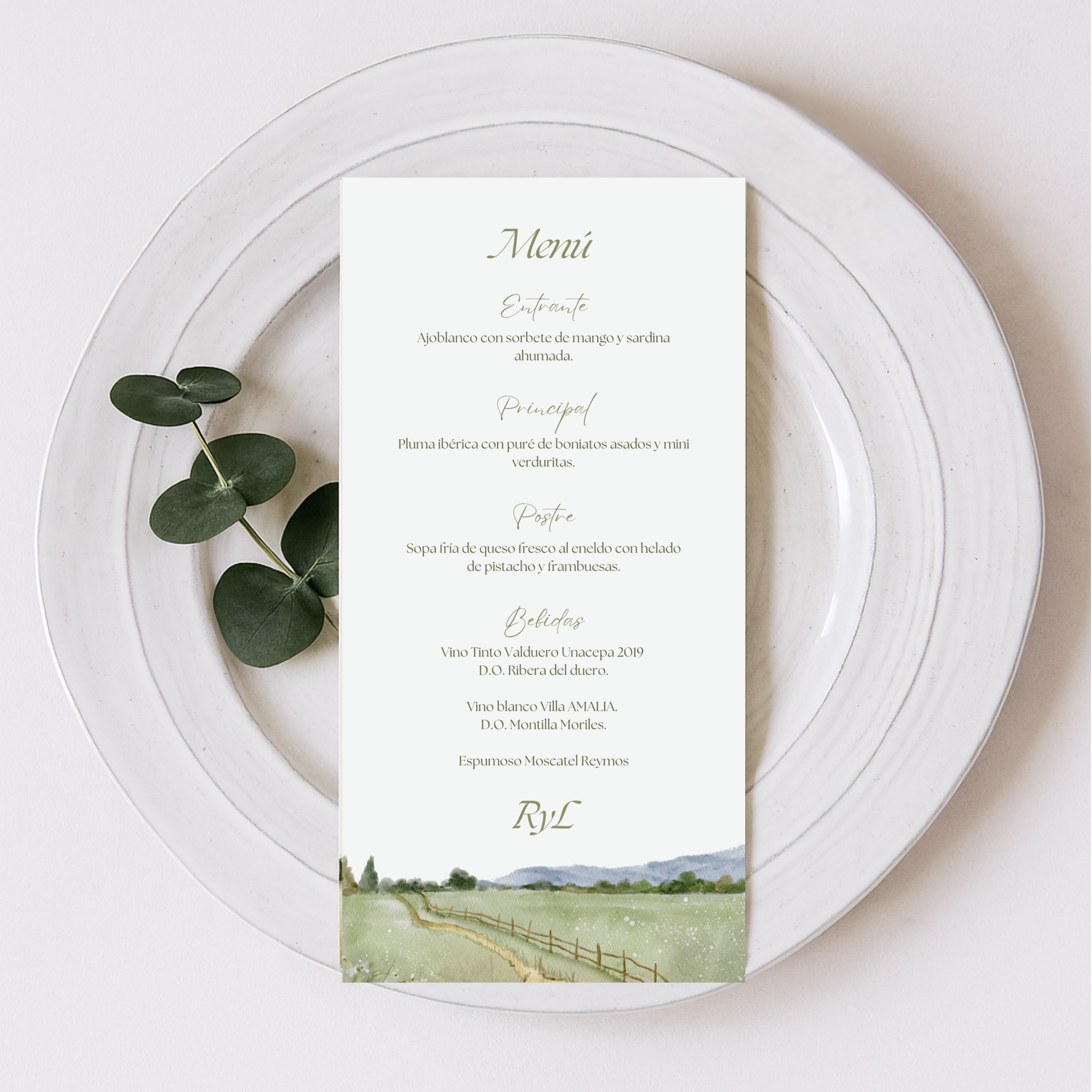 Menú de Boda Personalizado - Minutas Banquete Boda