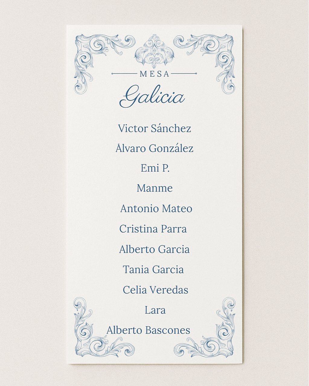Seating Plan Boda | Tarjetas personalizadas para organizar tus mesas