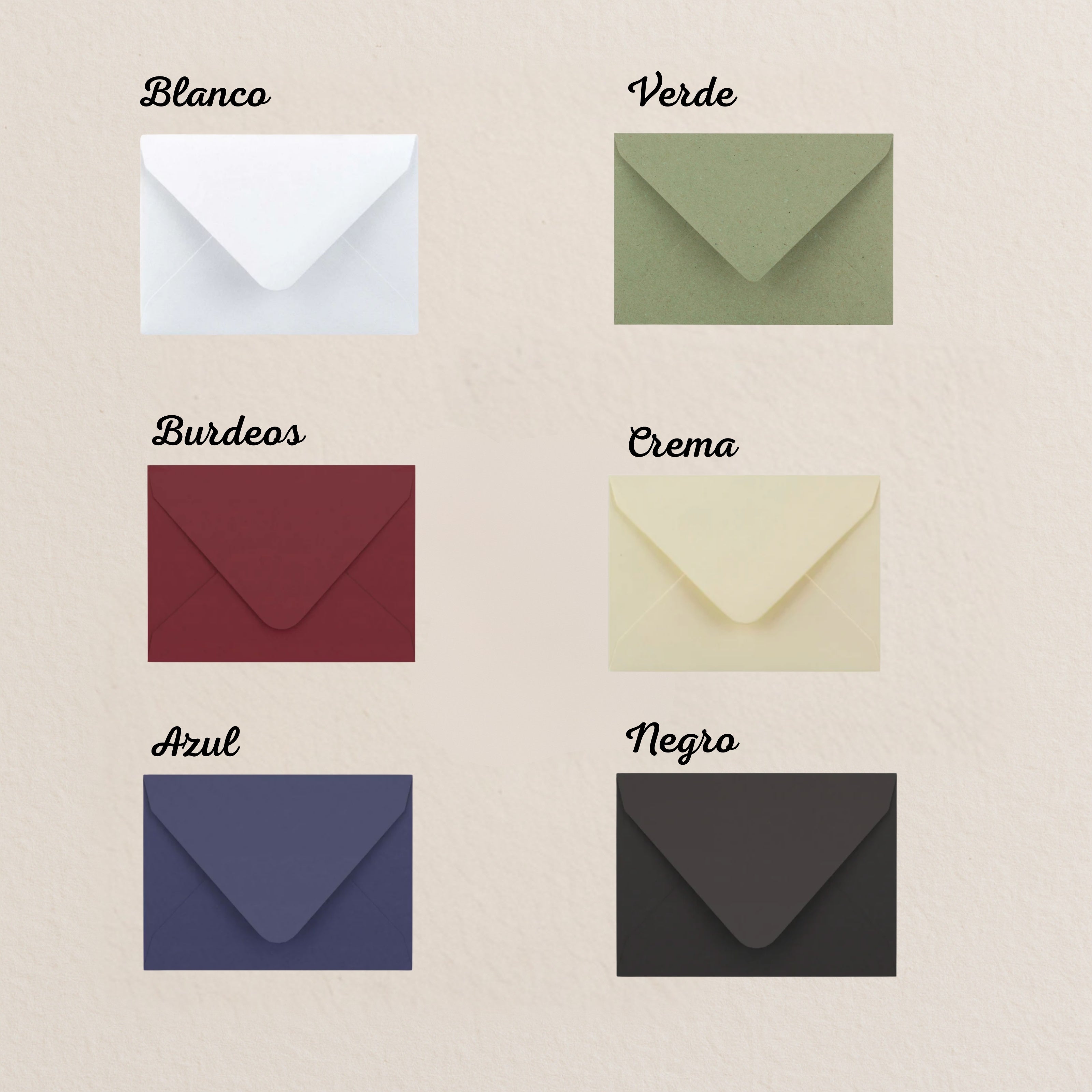 Dedicatoria en Sobres Personalizadas