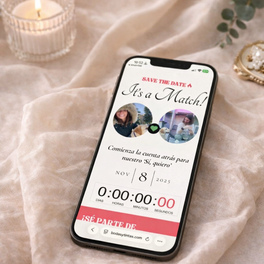 Web de boda 100% personalizada