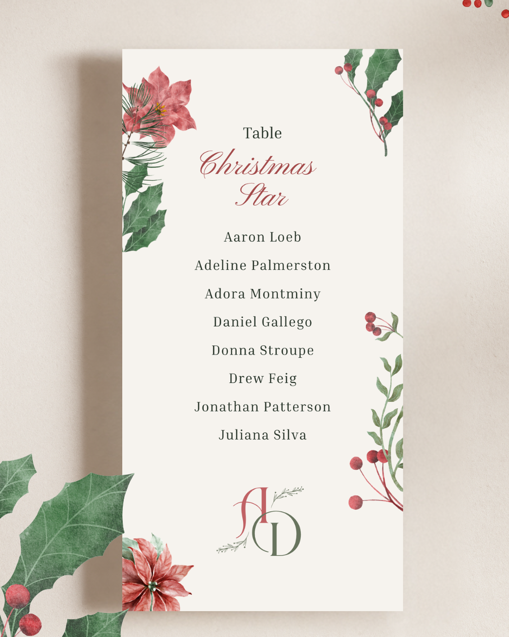 Seating Plan Boda | Tarjetas personalizadas para organizar tus mesas