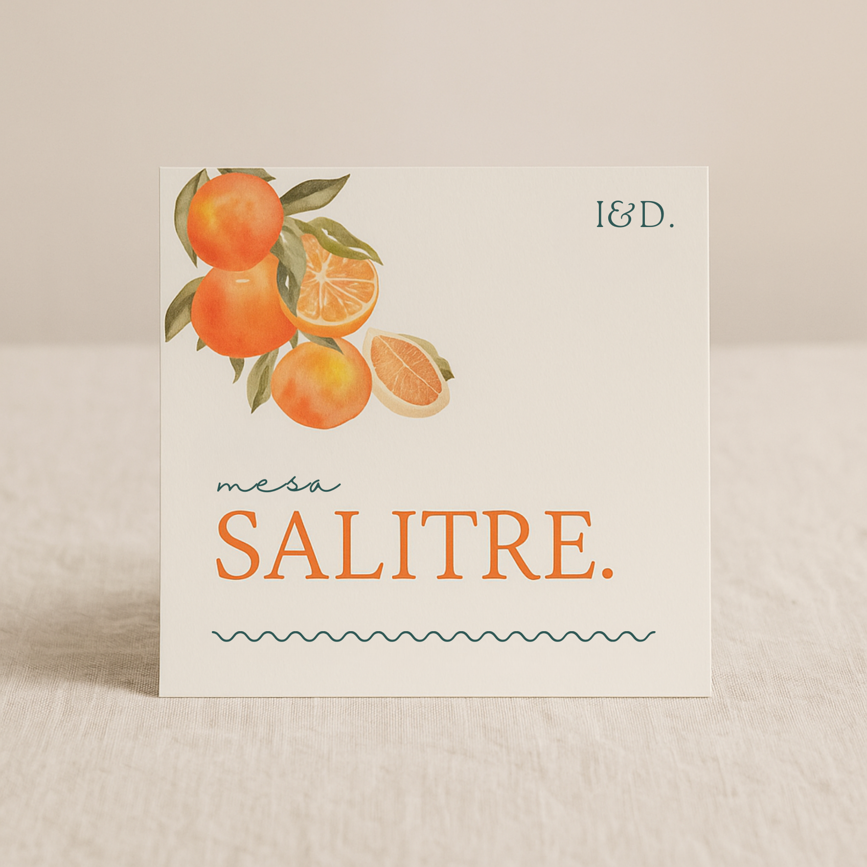 Números de Mesa Personalizados Boda - Mesero Boda